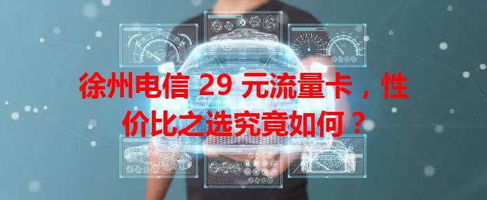 徐州电信 29 元流量卡，性价比之选究竟如何？
