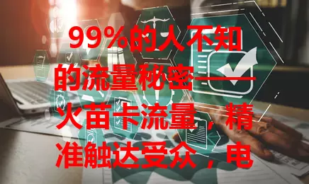 99%的人不知的流量秘密——火苗卡流量，精准触达受众，电商自媒体用它获成效，掌握技巧能脱颖而出，个人企业皆能觅新机
