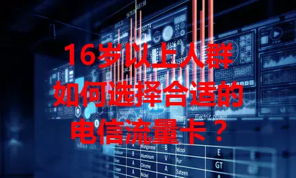 16岁以上人群如何选择合适的电信流量卡？
