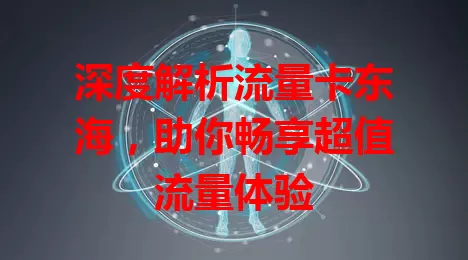 深度解析流量卡东海，助你畅享超值流量体验