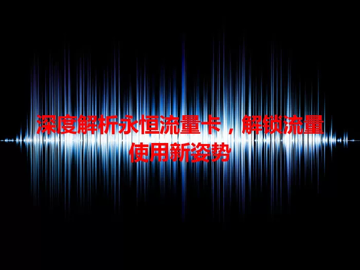 深度解析永恒流量卡，解锁流量使用新姿势
