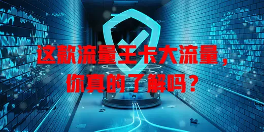这款流量王卡大流量，你真的了解吗？