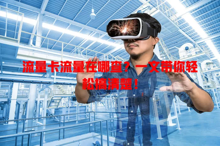 流量卡流量在哪查？一文带你轻松搞清楚！