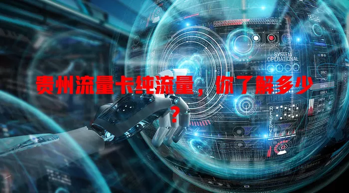 贵州流量卡纯流量，你了解多少？