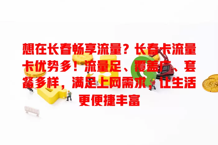 想在长春畅享流量？长春卡流量卡优势多！流量足、覆盖广、套餐多样，满足上网需求，让生活更便捷丰富