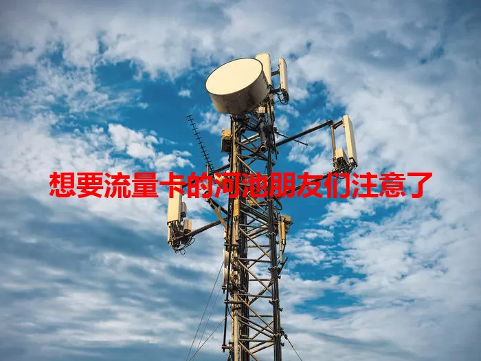 想要流量卡的河池朋友们注意了