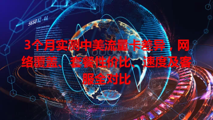 3个月实测中美流量卡差异，网络覆盖、套餐性价比、速度及客服全对比