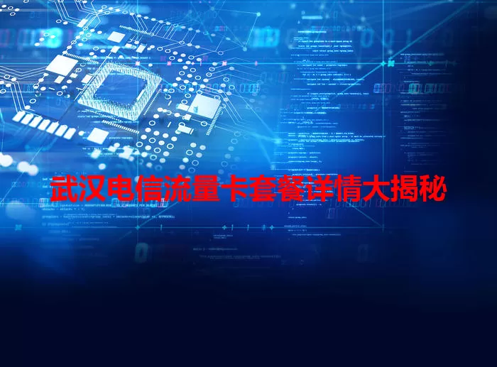 武汉电信流量卡套餐详情大揭秘