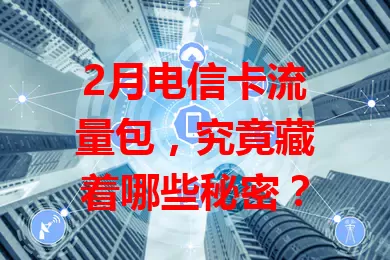 2月电信卡流量包，究竟藏着哪些秘密？