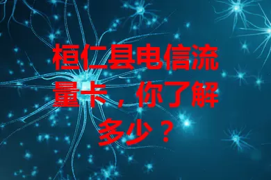 桓仁县电信流量卡，你了解多少？