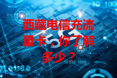 西藏电信充流量卡，你了解多少？
