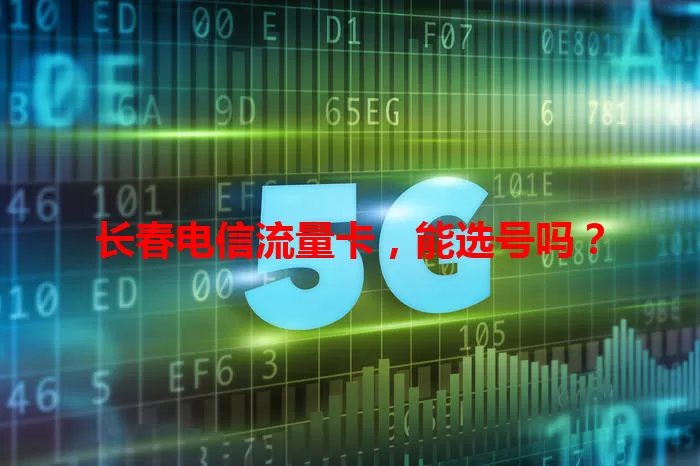 长春电信流量卡，能选号吗？