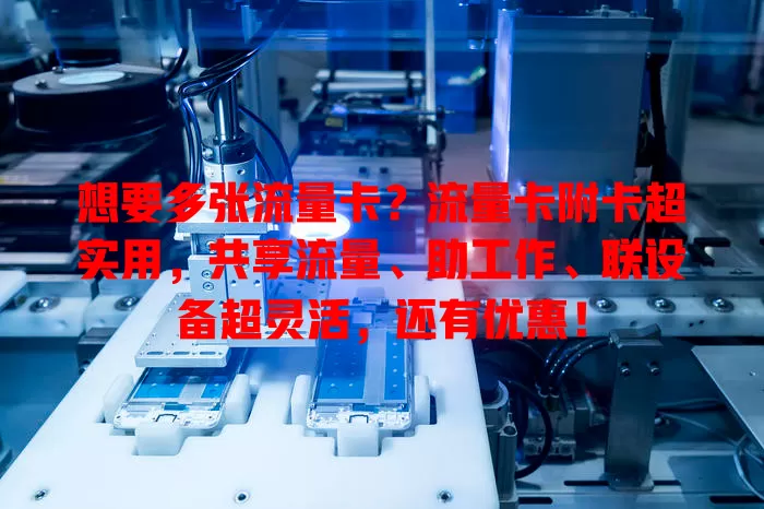 想要多张流量卡？流量卡附卡超实用，共享流量、助工作、联设备超灵活，还有优惠！