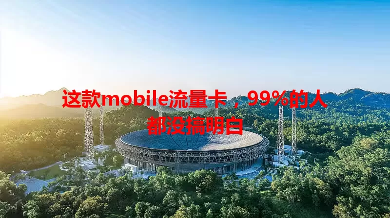 这款mobile流量卡，99%的人都没搞明白