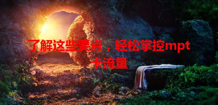 了解这些要点，轻松掌控mpt卡流量