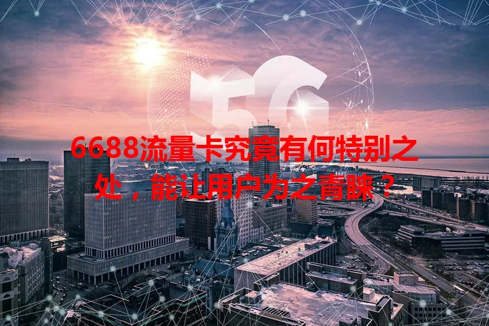 6688流量卡究竟有何特别之处，能让用户为之青睐？