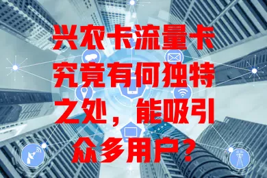 兴农卡流量卡究竟有何独特之处，能吸引众多用户？
