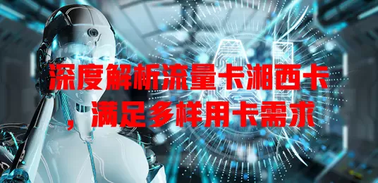 深度解析流量卡湘西卡，满足多样用卡需求