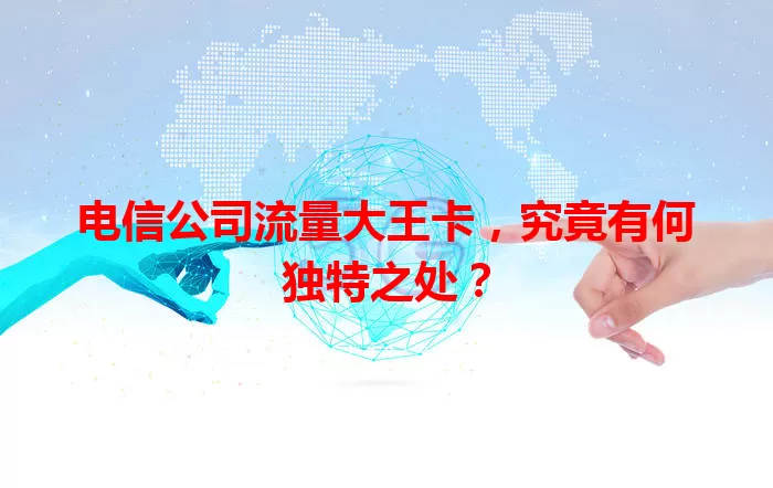 电信公司流量大王卡，究竟有何独特之处？