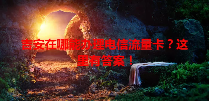 吉安在哪能办理电信流量卡？这里有答案！