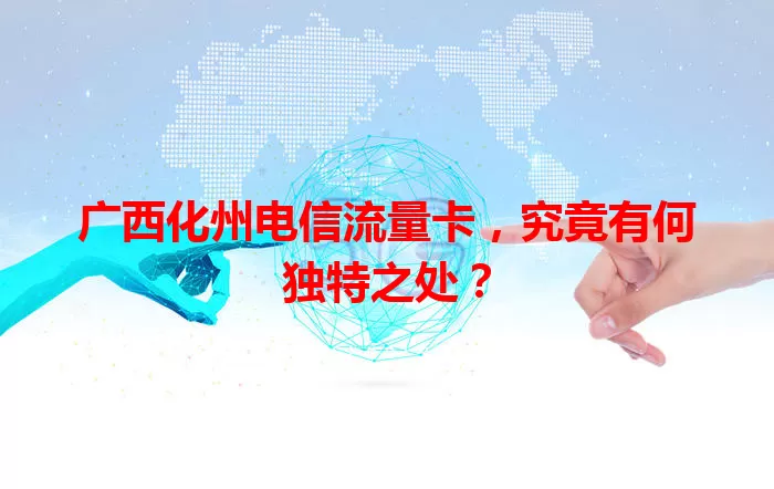 广西化州电信流量卡，究竟有何独特之处？
