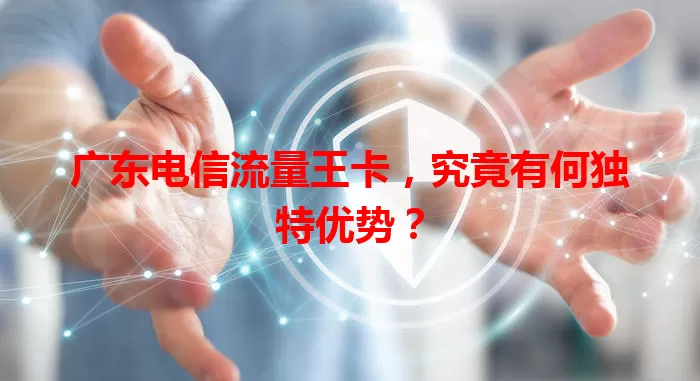 广东电信流量王卡，究竟有何独特优势？