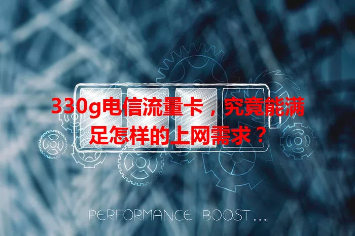 330g电信流量卡，究竟能满足怎样的上网需求？