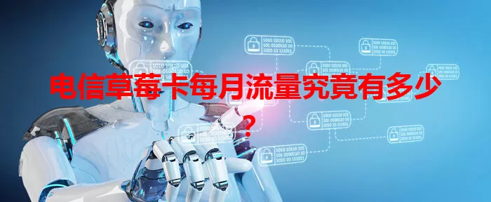 电信草莓卡每月流量究竟有多少？
