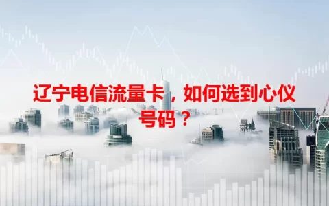 辽宁电信流量卡，如何选到心仪号码？
