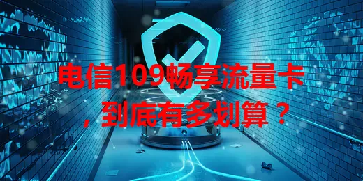 电信109畅享流量卡，到底有多划算？