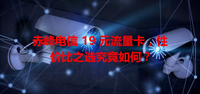 赤峰电信 19 元流量卡，性价比之选究竟如何？