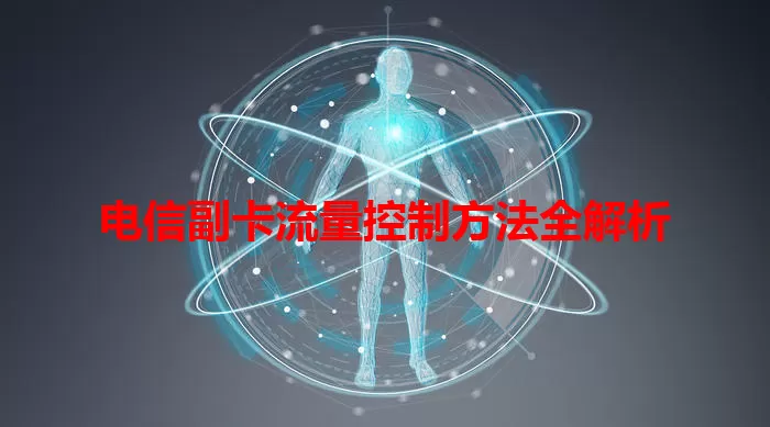 电信副卡流量控制方法全解析