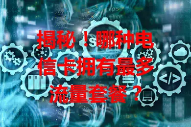 揭秘！哪种电信卡拥有最多流量套餐？