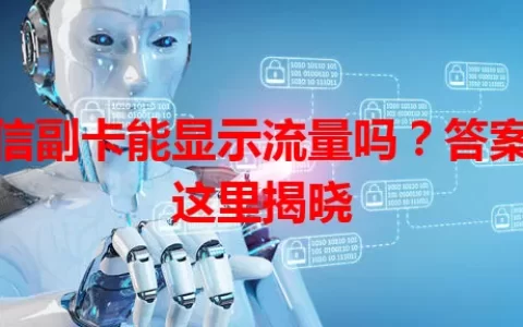 电信副卡能显示流量吗？答案在这里揭晓